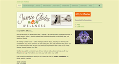 Desktop Screenshot of jamiegatesmassage.com